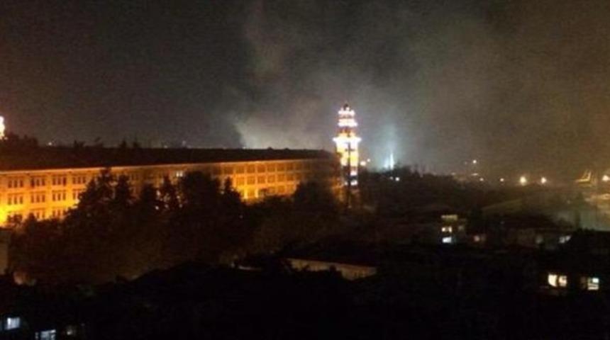 Selimiye Kışlası'nda yangın paniği