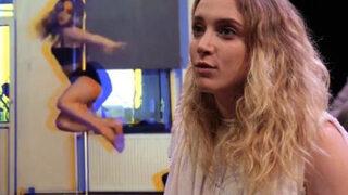 Doğu Demirkol'dan direk dansı yapan Hayal Köseoğlu'na ilginç 'direk' sorusu