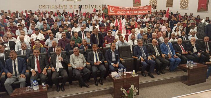 Yeniden Refah Partisi Genel Başkanı Fatih Erbakan, Osmaniye'de konuştu: