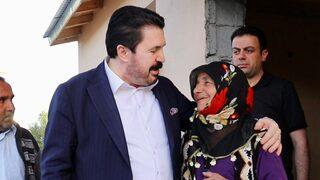 Ağrı'da iki aile, belediye ve hayırseverlerin desteğiyle ev sahibi oldu