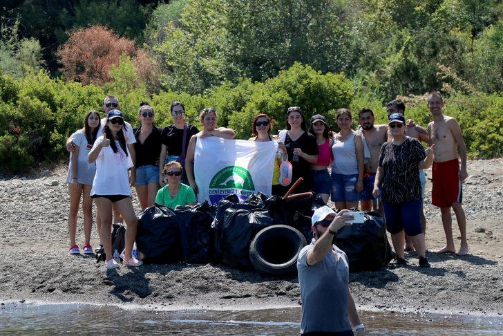 Fethiye'deki adada çevre temizliği yapıldı G2