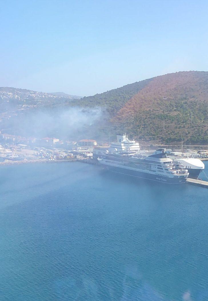 GÜNCELLEME - Çeşme'de makilik alandaki yangın kontrol altına alındı G2