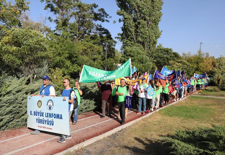 Lenfoma hastaları ile yakınları farkındalık yürüyüşünde bir araya geldi G5