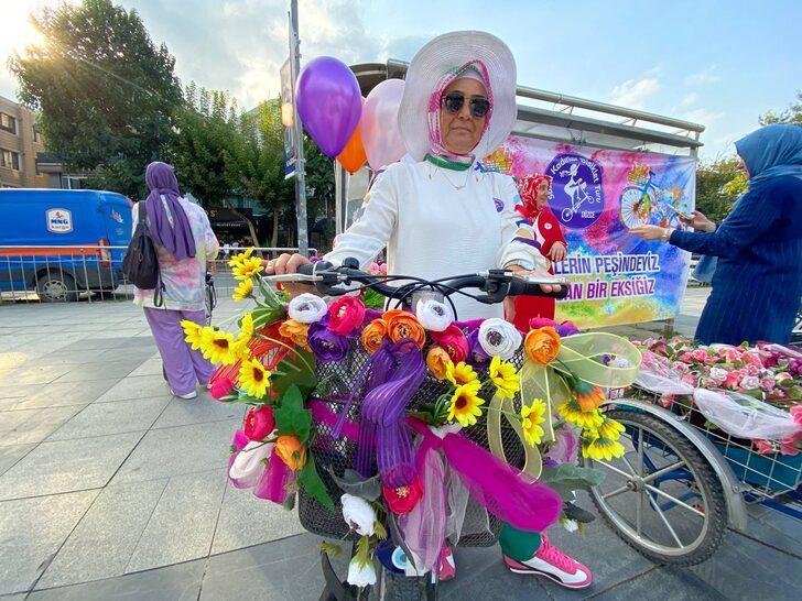 Düzce'de "Süslü Kadınlar Bisiklet Turu" düzenlendi G5