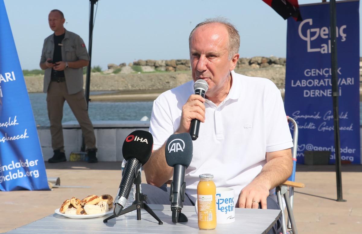 Memleket Partisi Genel Başkanı İnce, Samsun'da gen&ccedil;lerle buluştu: