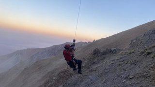 Erciyes'e tırmanan dağcı, üzerine kaya düşmesi sonucu öldü