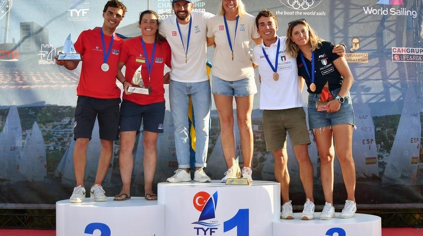 470 Avrupa Yelken Şampiyonası'nda İsveçli sporcular birinciliğe ulaştı