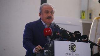 TBMM Başkanı Şentop, Çerkezköy Endüstriyel Fuarı'nın açılışında konuştu: