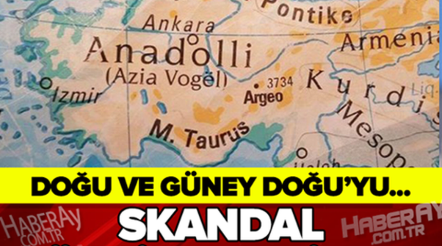 SKANDAL Doğu G&uuml;neydoğu T&uuml;rkiye Haritası