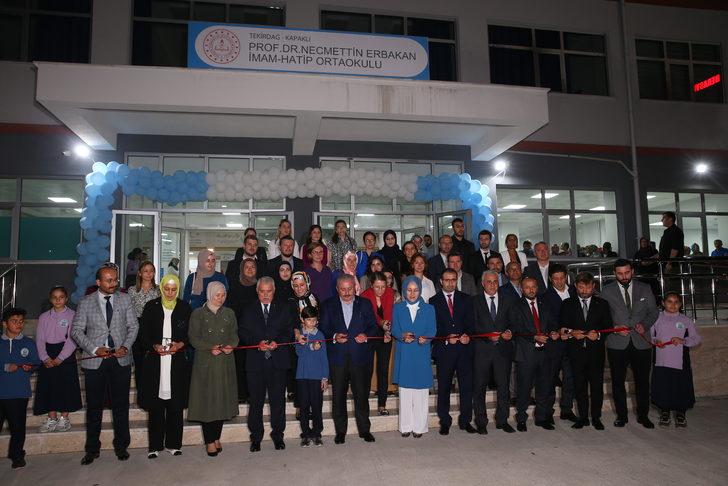 TBMM Başkanı Şentop, Tekirdağ'da okul ve kamu eğitim yatırımlarının açılışını yaptı G1