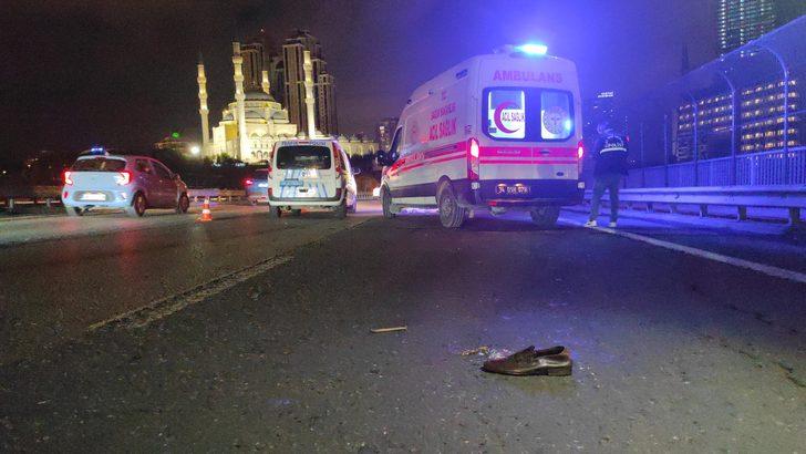 Ataşehir'de yolun karşısına geçerken taksinin çarptığı yaya öldü G4