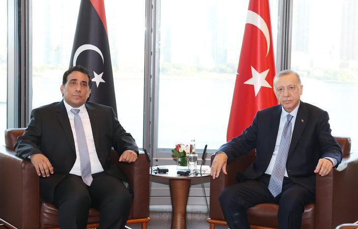 Cumhurbaşkanı Erdoğan, Libya Başkanlık Konseyi Başkanı Menfi'yi kabul etti G3