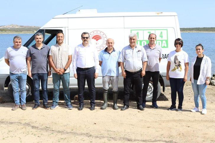 Edirne'deki göletlere 520 bin balık yavrusu bırakıldı G5