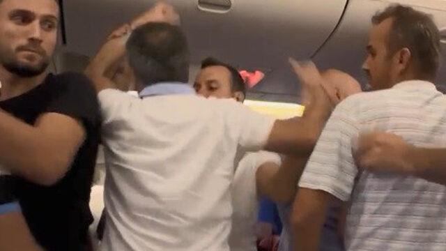 Gaziantep FK’nın bulunduğu Trabzon-İstanbul uçağında kavga çıktı