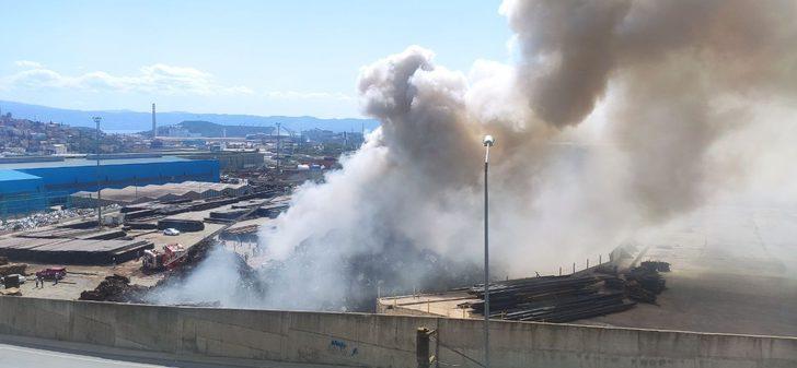 Kocaeli'de hurdalık deposunda çıkan yangın söndürüldü G3