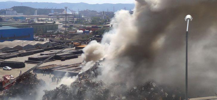 Kocaeli'de hurdalık deposunda çıkan yangın söndürüldü G4