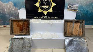 Hatay'da bal peteği çıtalarına gizlenmiş uyuşturucu ele geçirildi