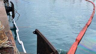 İskenderun Limanı'nda batan gemideki yağ ve yakıt sızıntısı önlendi