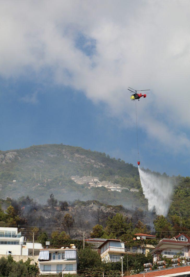 GÜNCELLEME - Alanya'da çıkan orman yangını kontrol altına alındı G5