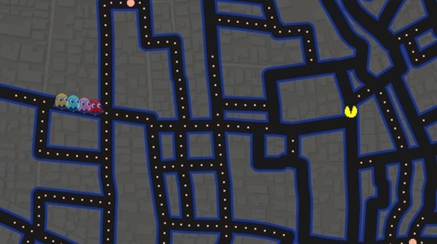 Google Maps'tan PAC-MAN sürprizi 
