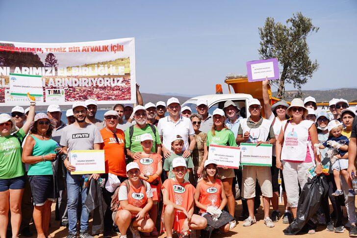 Ayvalık'ta Dünya Temizlik Günü dolayısıyla çevre temizliği yapıldı G2