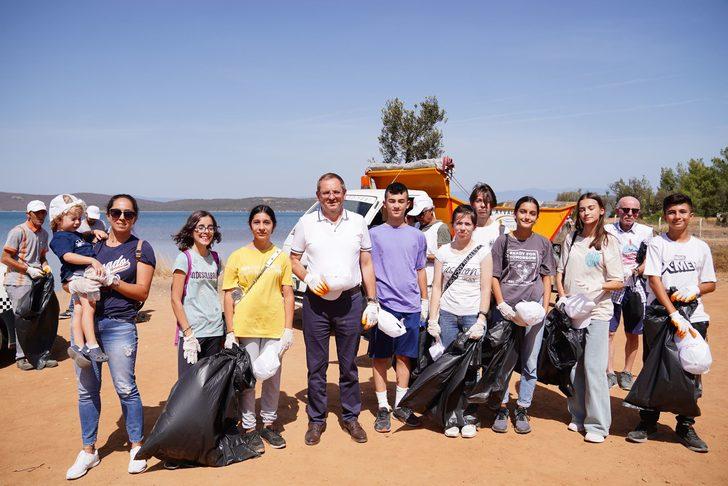 Ayvalık'ta Dünya Temizlik Günü dolayısıyla çevre temizliği yapıldı G5