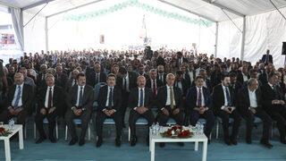 Tarım ve Orman Bakanı Vahit Kirişci, Diyadin'deki temel atma töreninde konuştu: