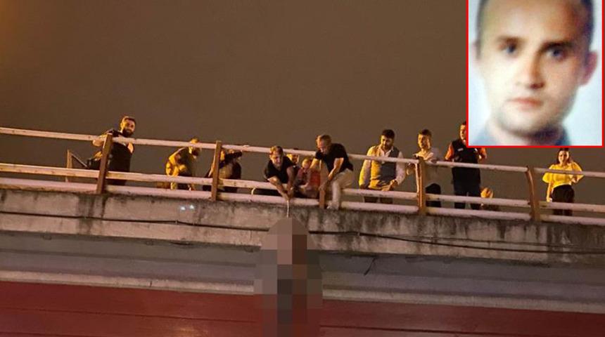 Samsun'da korkunç olay! Güvenlik görevlisi kendini köprüye astı, vatandaşların çabası kurtarmaya yetmedi