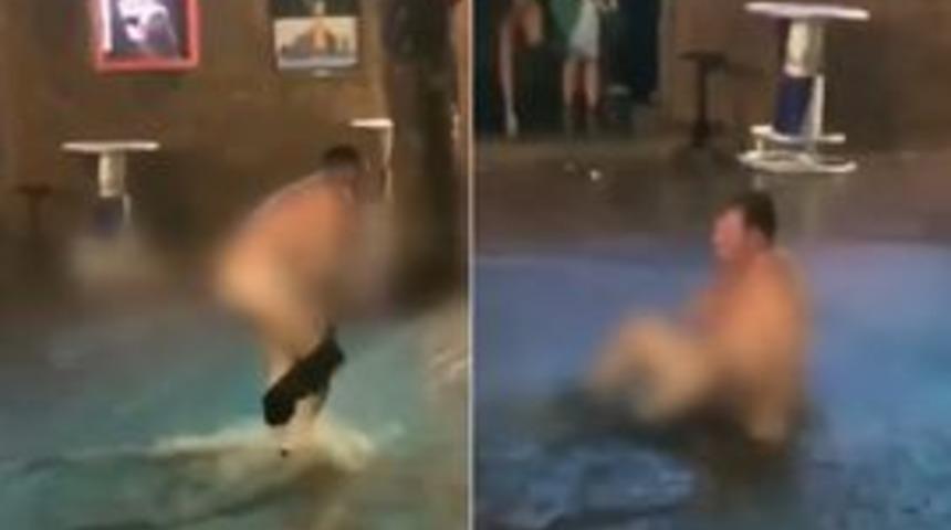 Eğlencenin dozunu kaçırdılar! Çırılçıplak sokak ortasında oyun oynadılar