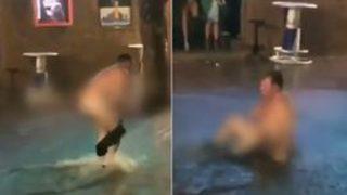 Eğlencenin dozunu kaçırdılar! Çırılçıplak sokak ortasında oyun oynadılar