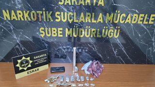 Sakarya'da uyuşturucu operasyonlarında yakalanan 6 zanlı tutuklandı