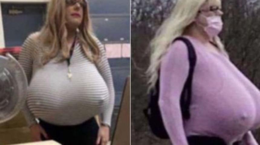 Transseksüel öğretmenin kıyafeti tepki topladı! Sahte göğüsler takınca veliler çıldırdı