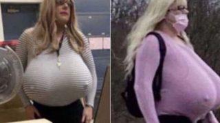 Transseksüel öğretmenin kıyafeti tepki topladı! Sahte göğüsler takınca veliler çıldırdı