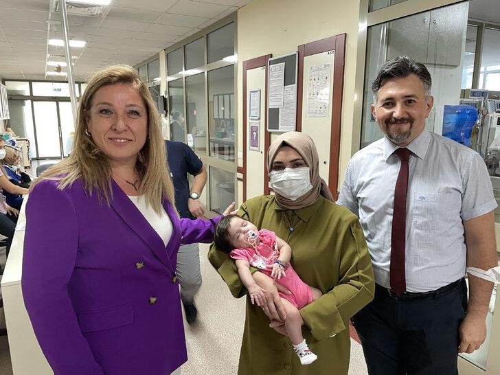 Anne karnında 5 kez kan nakli yapılan bebek sağlığına kavuştu G3