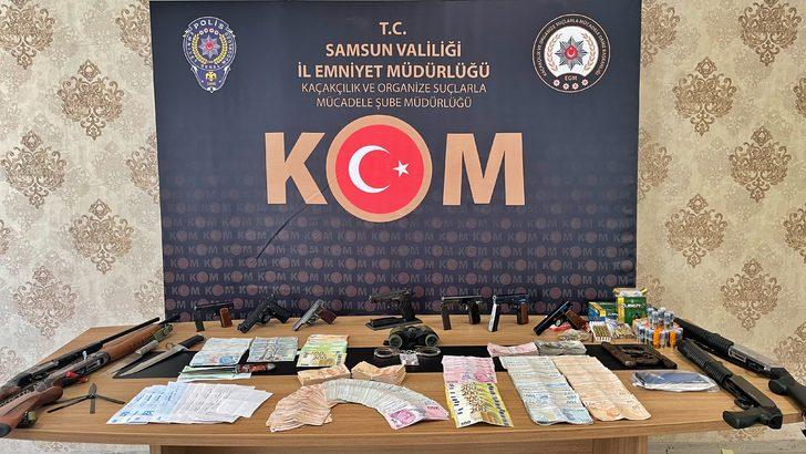 GÜNCELLEME - Samsun'da tefecilik ve yağma operasyonunda 15 zanlı yakalandı G3