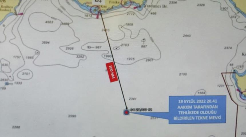 İçişleri Bakanlığı Antalya açıklarında 283 düzensiz göçmenin kurtarılma görüntülerini paylaştı