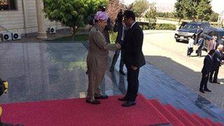 Erbil'deki Türkçe konuşmaları Baydemir Kürtçeye çevirdi