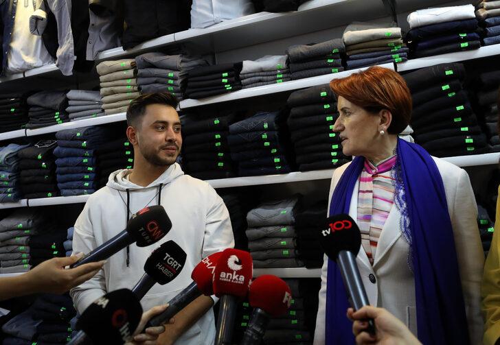 İYİ Parti Genel Başkanı Akşener'den Pursaklar ve Keçiören'de esnaf ziyareti: G3