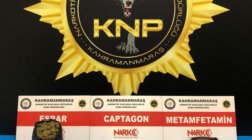 Kahramanmaraş'ta uyuşturucu operasyonunda yakalanan 2 zanlı tutuklandı