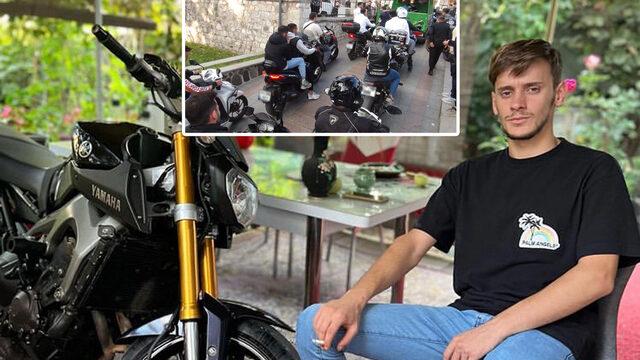 Kahreden kaza: Aynı yönde giden arkadaşlarıyla çarpıştı! Onlarca motosikletli cenaze aracına eşlik etti