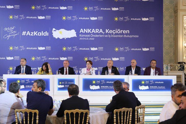 İYİ Parti Genel Başkanı Akşener, Keçiören'de kanaat önderleri ve iş insanlarıyla buluştu G3