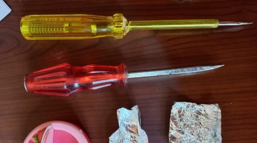 Kayseri'de hırsızlık şüphelisi tornavida ve İngiliz anahtarıyla yakalandı