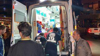 Yangında mahsur kalan hasta itfaiye ekiplerince kurtarıldı