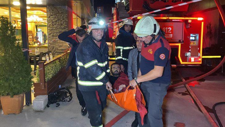 Yangında mahsur kalan hasta itfaiye ekiplerince kurtarıldı G2