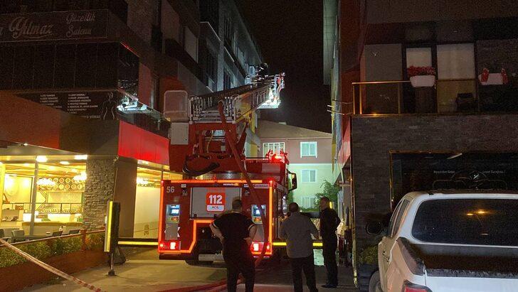 Yangında mahsur kalan hasta itfaiye ekiplerince kurtarıldı G4