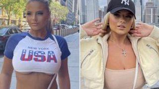 Sosyal medya fenomeni Apollonia Llewellyn göğüs altı dekoltesiyle sosyal medyayı salladı