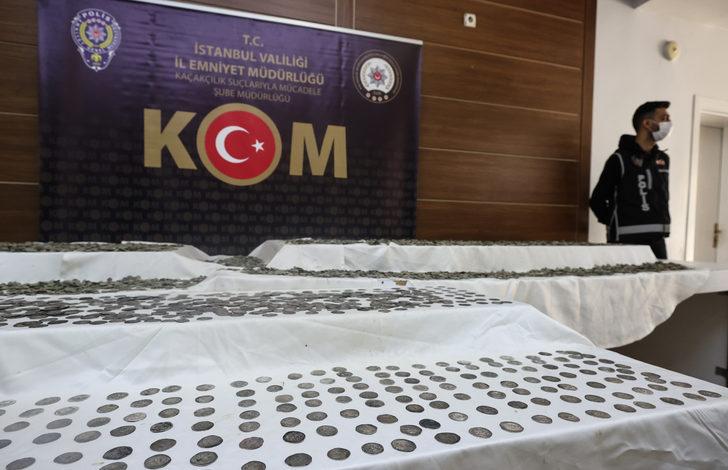 İstanbul'da tarihi eser operasyonunda 34 bin 550 sikke ele geçirildi G2