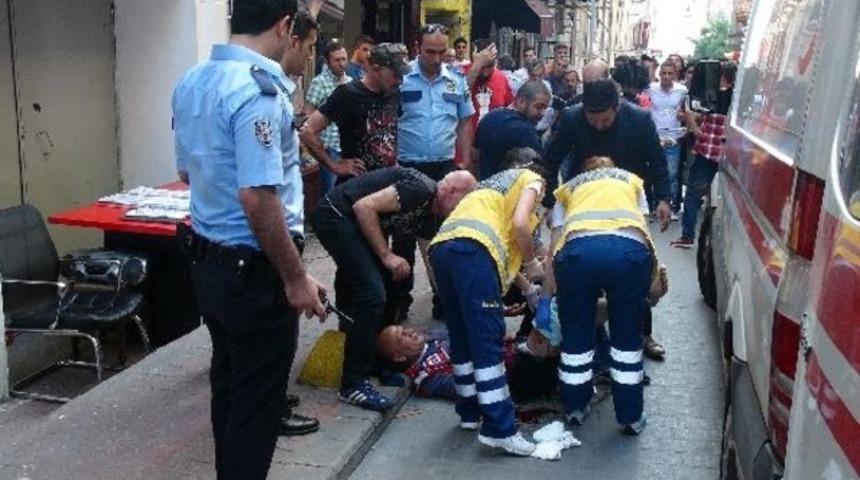 Beyoğlu'nda silahlı yaralama