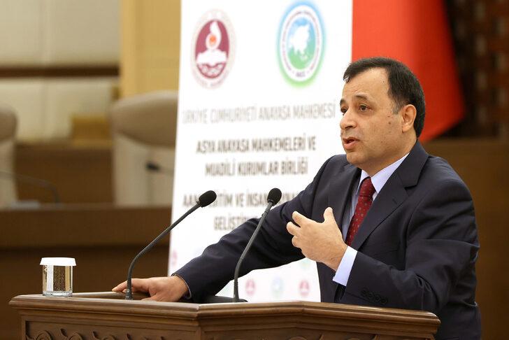 AYM Başkanı Arslan, Hak ve Özgürlüklerin Korunmasında Anayasanın Yorumlanması etkinliğinde konuştu: G5