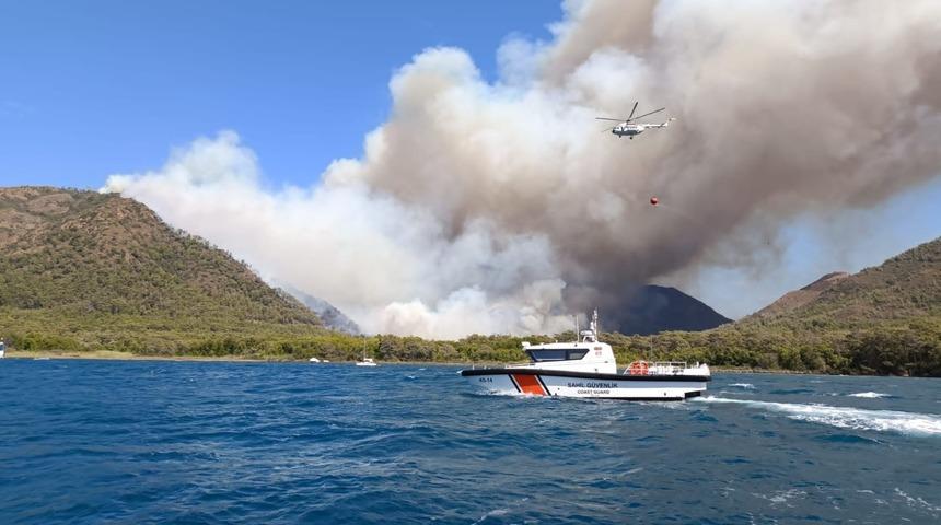 GÜNCELLEME - Marmaris'te orman yangını başladı